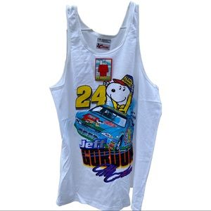 NWT 2000 NASCAR Jeff Gordon Peanuts Chase Authentics Unisex Tank